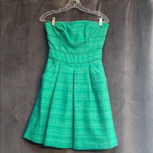 Banana Republic mini strapless dress with pockets
